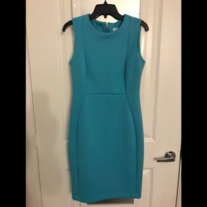 turquoise blue Calvin Klein dress size 8